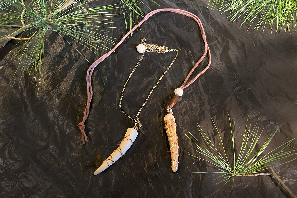 Deer Antler Necklaces